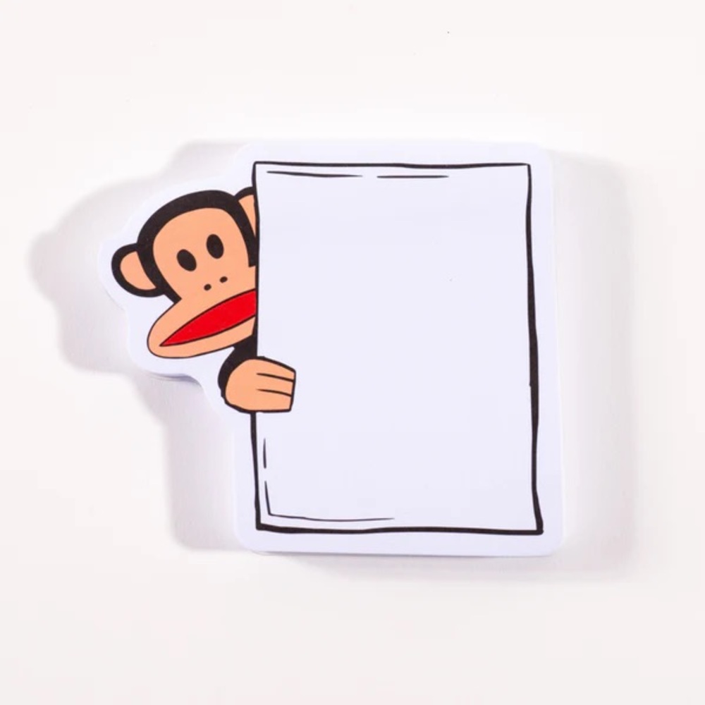Cakeworthy x Paul Frank Julius Monkey Balloon Notebook Sticky Notes Birthday Pin - Picture 6 of 11